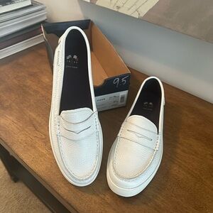 Cole Haan Women's Classic White Loafers